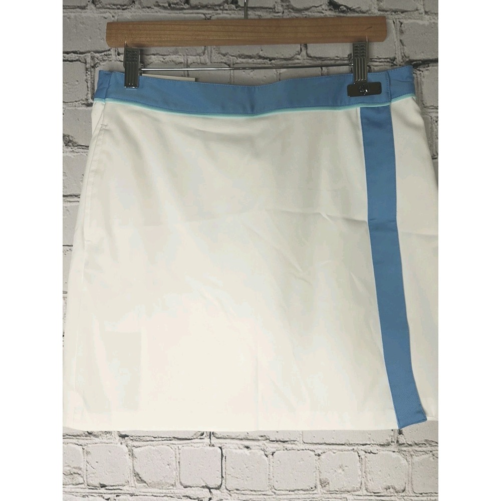 Greg Norman Collection Women's Sunset Park Print Skort White Blue New Size 6 - Picture 2 of 11